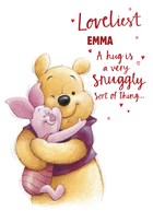 Valentijnskaart Pooh A hug